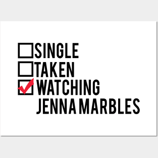 Watching Jenna Marbles Posters and Art